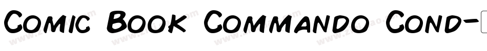 Comic Book Commando Cond字体转换